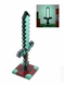 Меч Майкрафт Алмазний з підставкою і підсвіткою на акумуляторі Minecraft Diamond Sword Нічник Світильник Sword фото 7