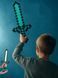 Меч Майкрафт Алмазний з підставкою і підсвіткою на акумуляторі Minecraft Diamond Sword Нічник Світильник Sword фото 5