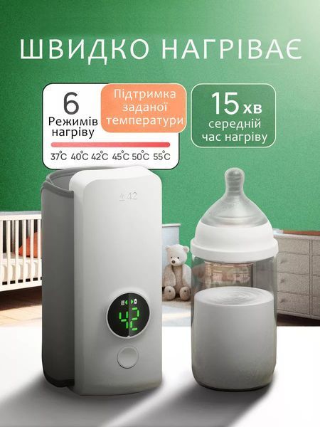 Портативний підігрівач для дитячих пляшечок на акумуляторі  portpid фото