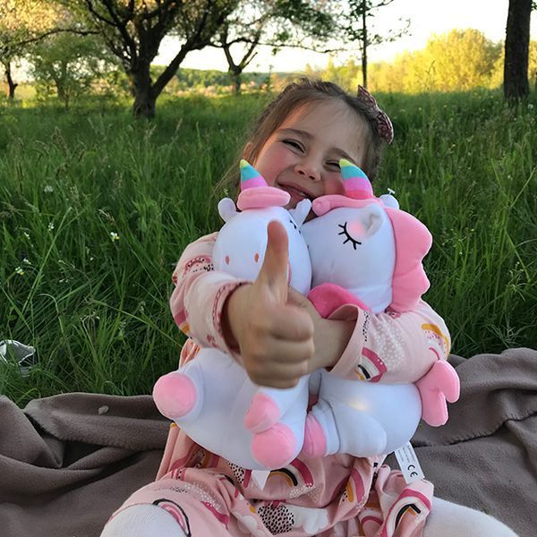 Іграшка плюшевий єдиноріг з підсвіткою Magic Unicorn 30 см UniC фото