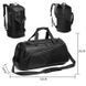 Спортивна сумка &mdash; рюкзак 2 в 1 Преміум Трансформер з відділом для взуття та вологих речей, для тренувань, фітнесу, спортзалу, басейну та подорожей SSBag фото 10
