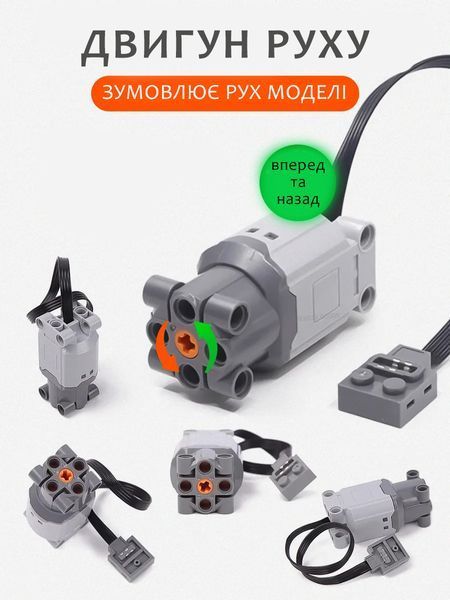 Набір електроніки для конструктора Technic мотор сервопривод акумулятор пульт дистанційного керування  lg22 фото