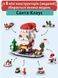 Різдвяний конструктор адвент календар Advent calendar Merry Christmas & Happy New Year, новорічний конструктор для дівчинки чи хлопчика Ялинка, Санта Клаус, сніговик, подарунки, олень, потяг, пряниковий будиночок на 1123 деталі на 28 моделей AKB1 фото 5