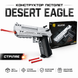 Інтерактивний конструктор Пістолет Desert Eagle &ndash; Дезерт ІГЛ модель для складання, 367 деталей DEAGLE фото 1