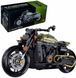 Конструктор мотоцикл Harley Davidson на 590 деталей Харлей Масштаб 1:8  Зелений harley фото 1