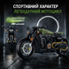Конструктор мотоцикл Harley Davidson на 590 деталей Харлей Масштаб 1:8  Зелений harley фото 3