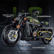 Конструктор мотоцикл Harley Davidson на 590 деталей Харлей Масштаб 1:8  Зелений harley фото 5